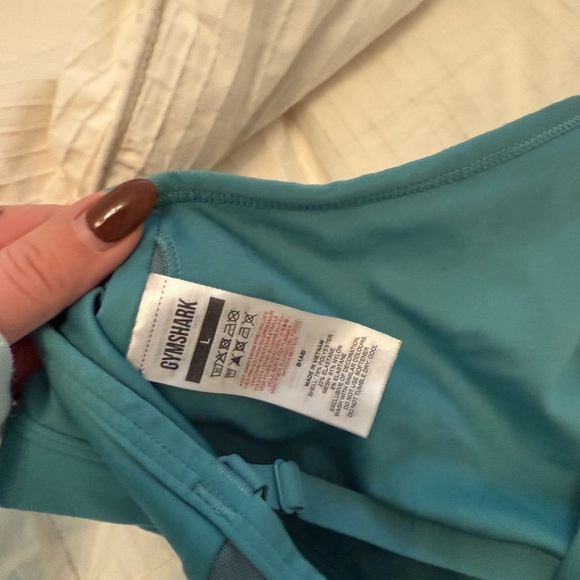 Gymshark Deep Teal Sports Bra - Picture 3 of 3